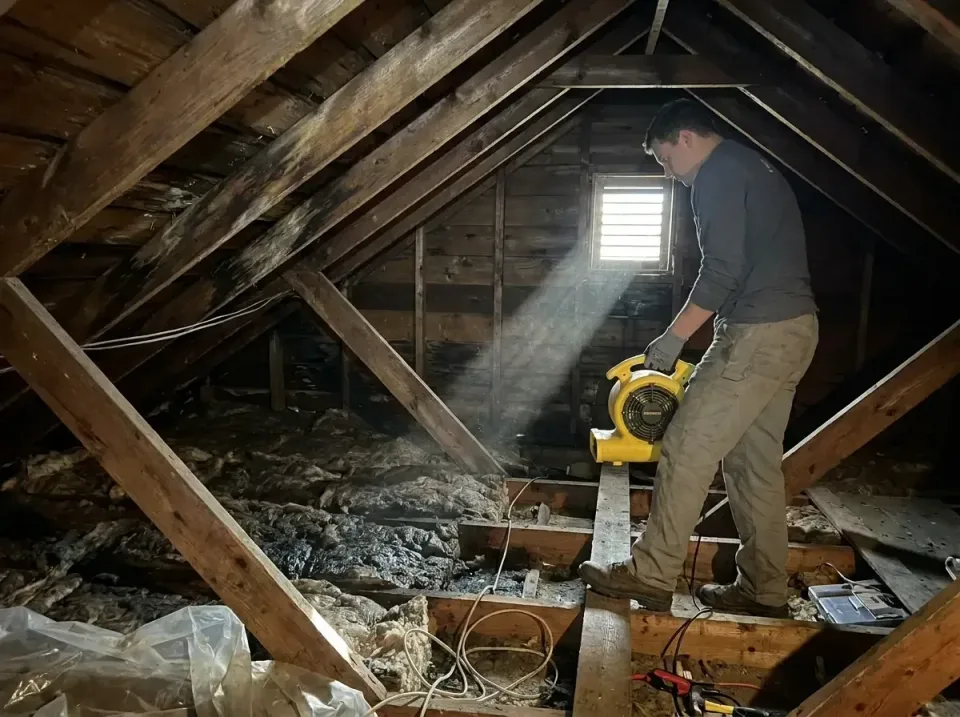 attic-water-damage-drying-proc-007 — frequently asked questions, Emergency Water Extraction & 24/7 Flood Response in Spooner…